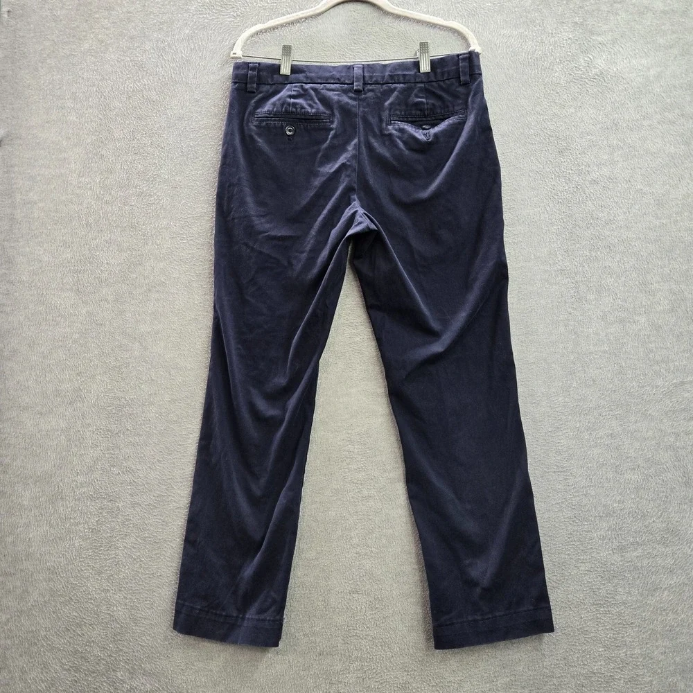 Banana Republic Men Pants 32X30 Blue Aiden‎ Chino Cotton Polyester Spandex